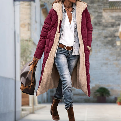 Winter Jacket Women, Windproof and Waterproof Long Coat 3