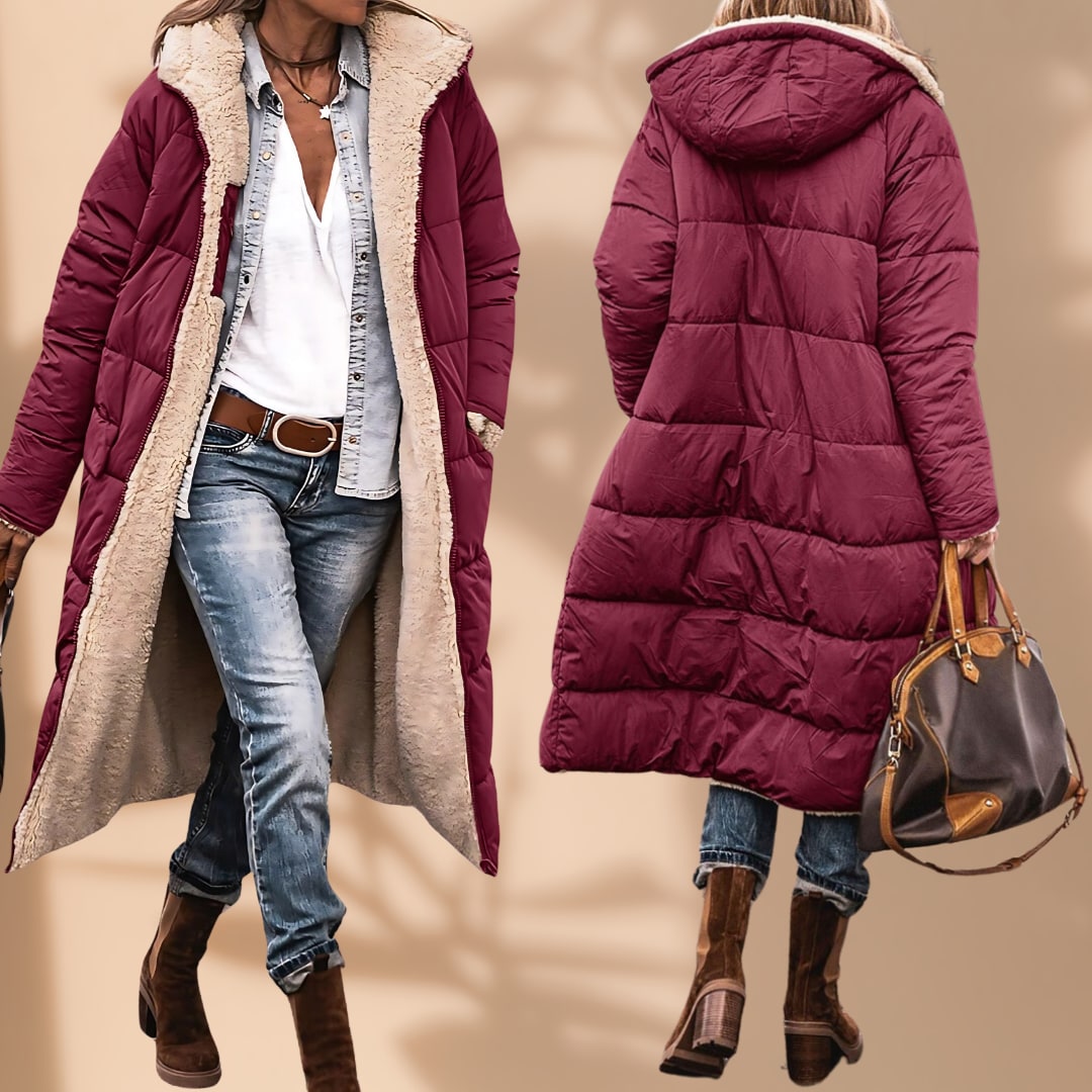 Winter Jacket Women, Windproof and Waterproof Long Coat 7