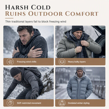 Winter Loungewear Hoodie for Men, Soft Plush Pullover 3