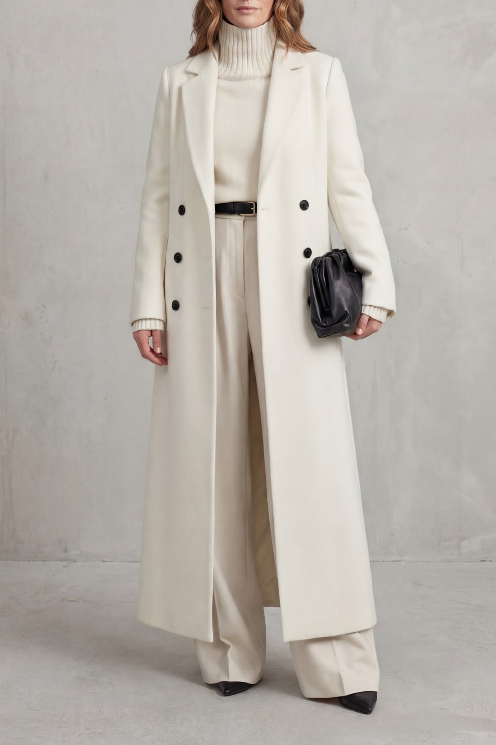 White long tailored coat