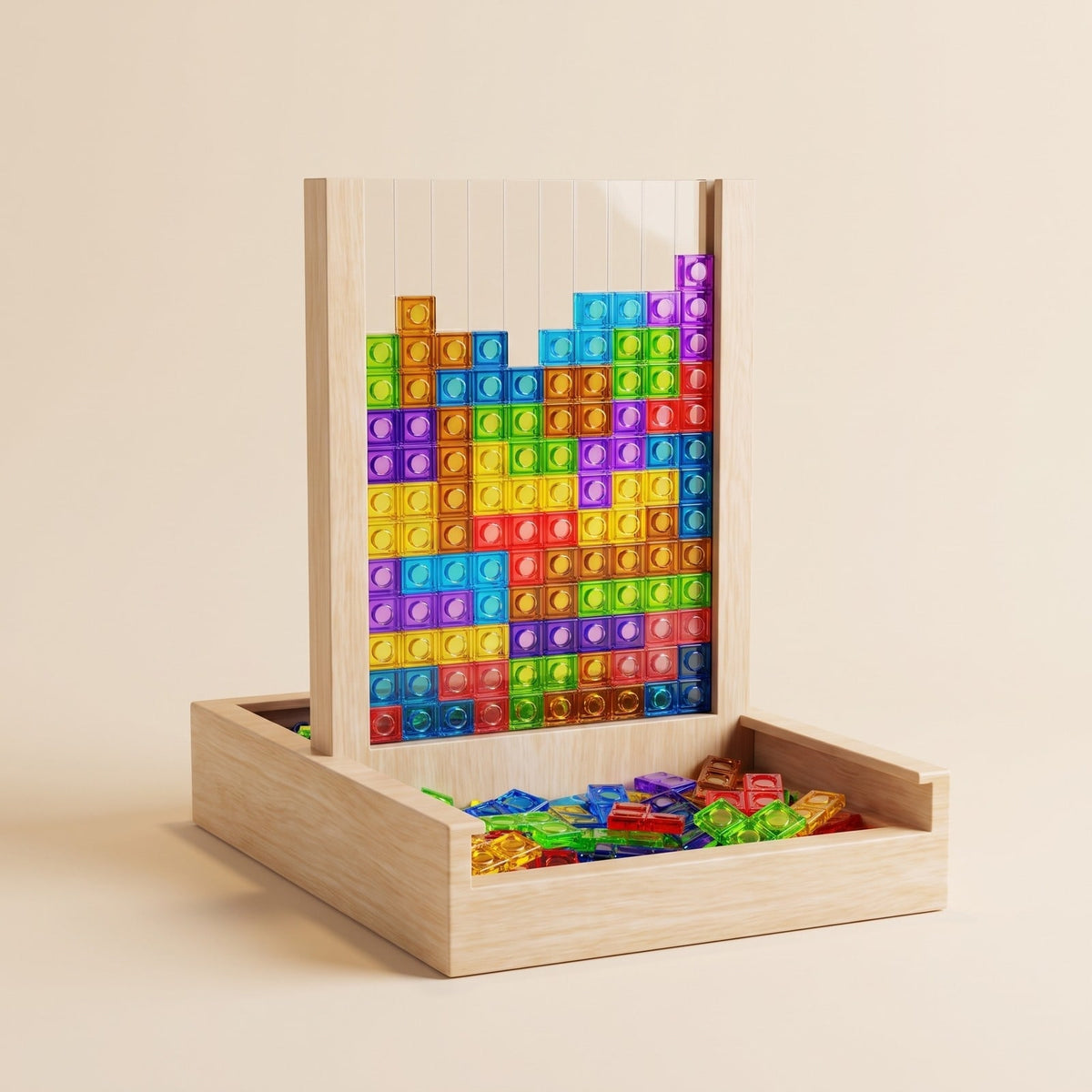 Wooden Block Puzzle Game, Family Logic Board Game 1